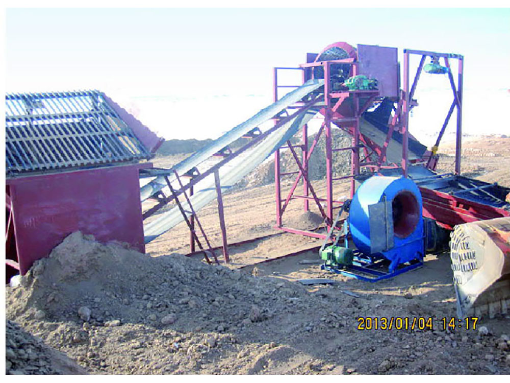 Wind-powered Gold Mining Machine