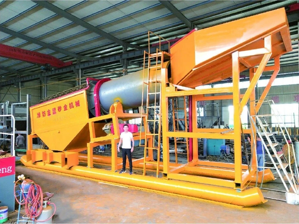 Trommel Screen Gold Mining Machine