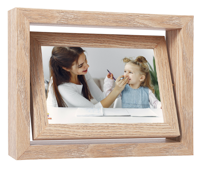 Creative double-sided rotating photo frame