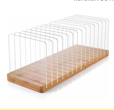 Acrylic & wood file organizer