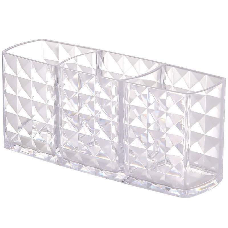 Acrylic makeup brush storage