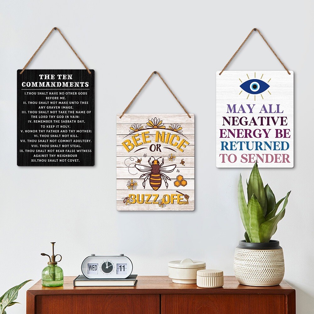 Wooden wall decoration