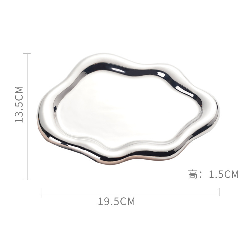Ceramic jewelry tray