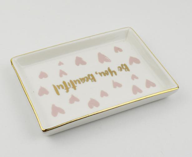 Ceramic jewelry tray