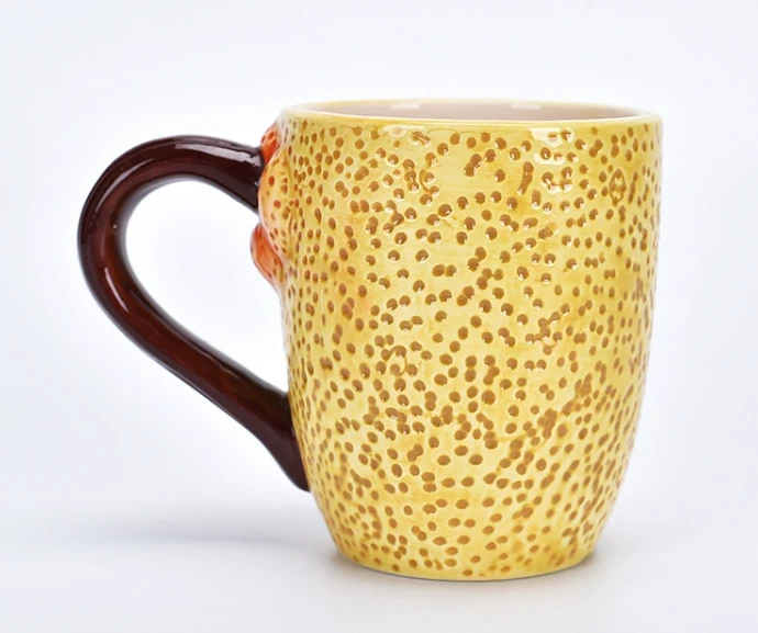 Lemon-shaped mug