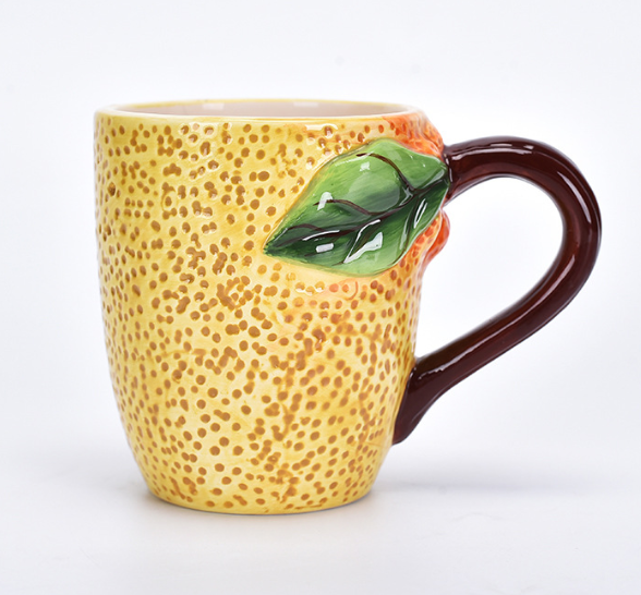 Lemon-shaped mug