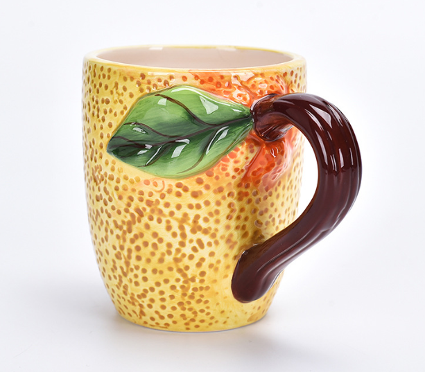 Lemon-shaped mug