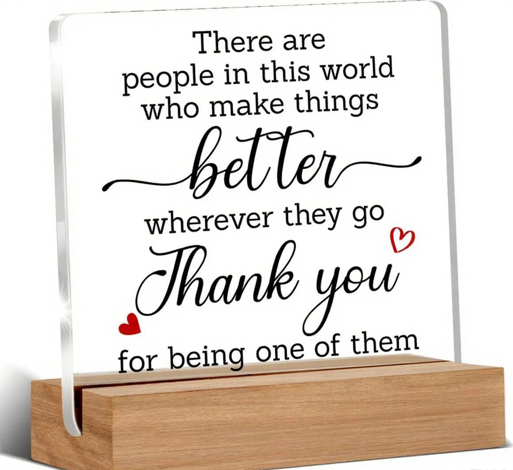 Acrylic desktop decorative