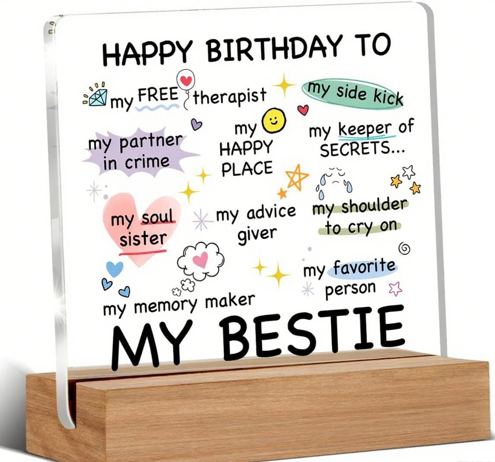 Acrylic desktop decorative