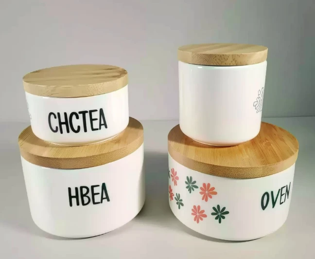 Customized circular ceramic sealed container