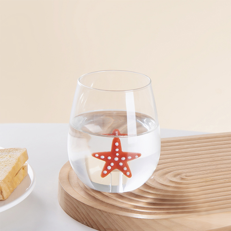 Glass Starfish Cup