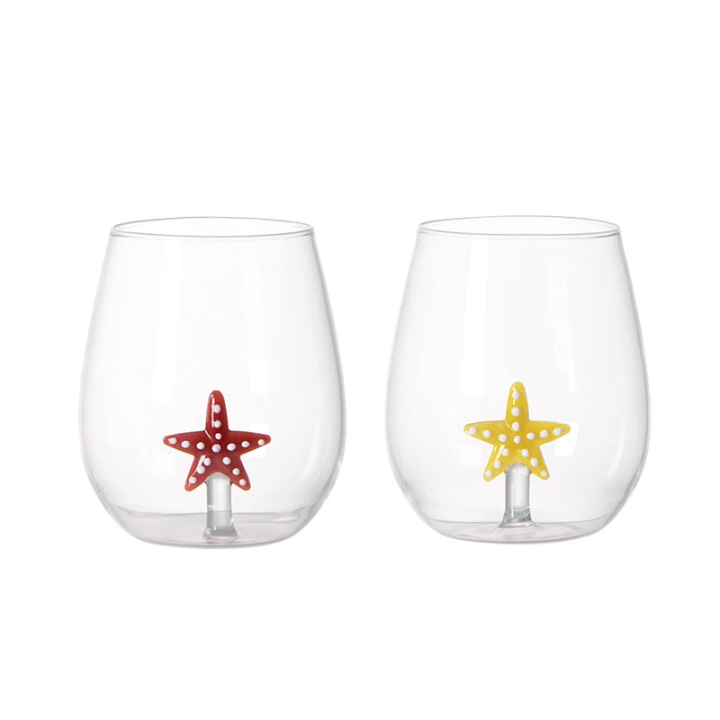 Glass Starfish Cup