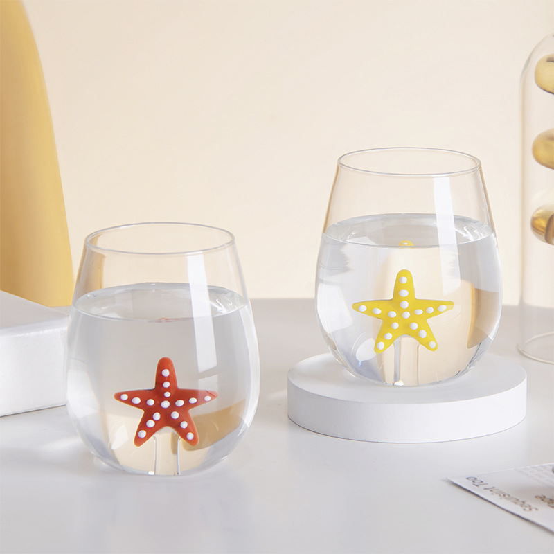 Glass Starfish Cup