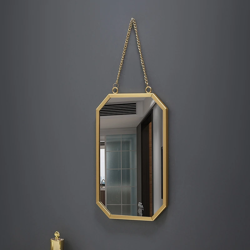 Metal wall mirror