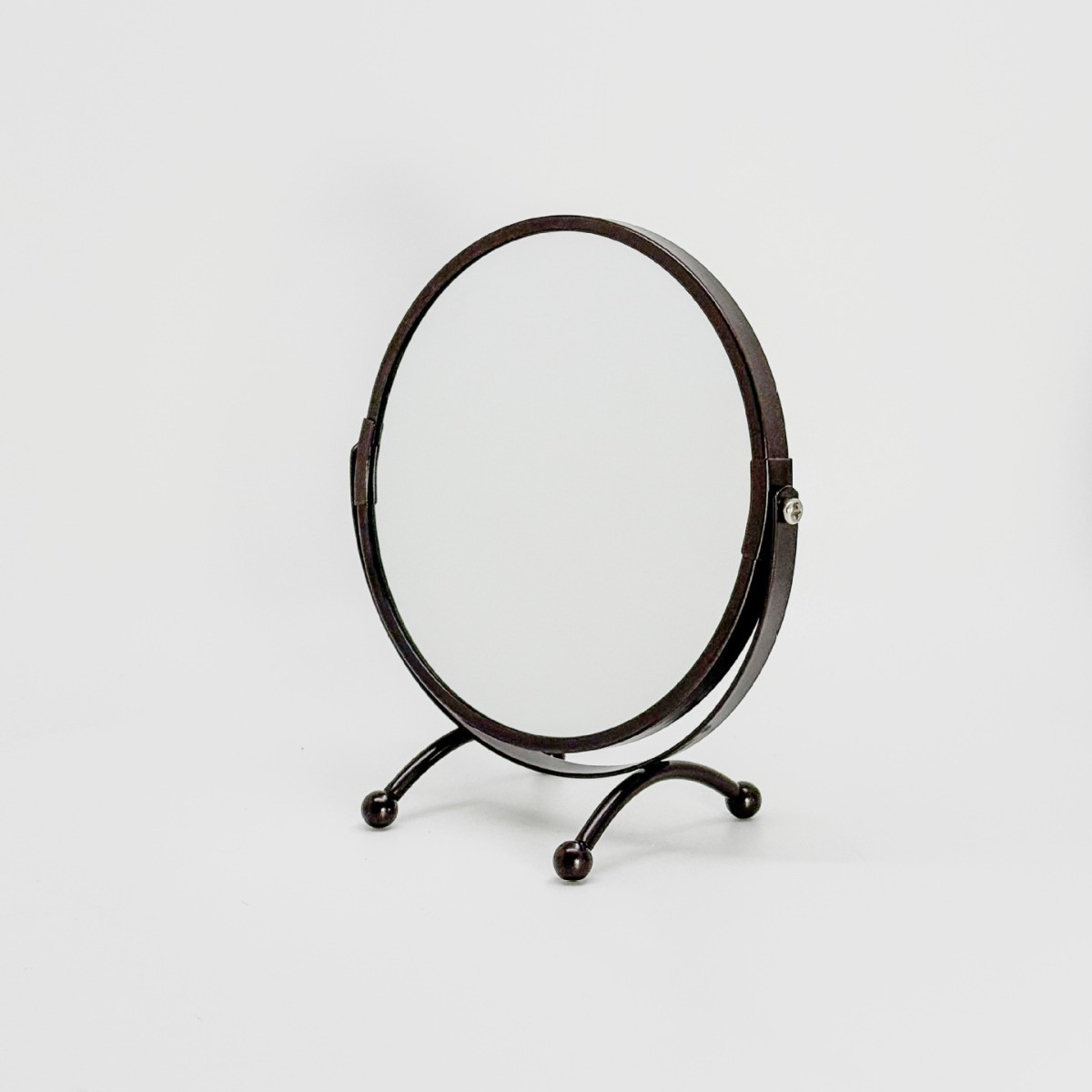 Metal two-sided mirror