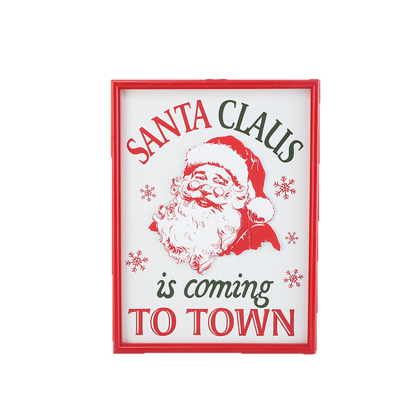 Wooden Christmas wall decorative 