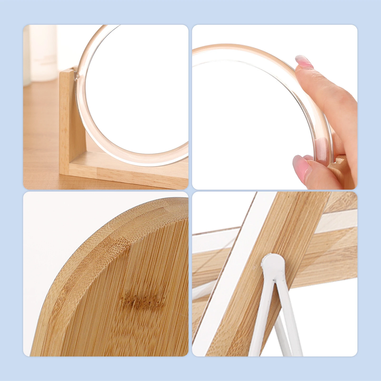 Bamboo mirror