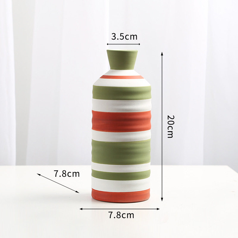 Hand-Painted ceramic vase