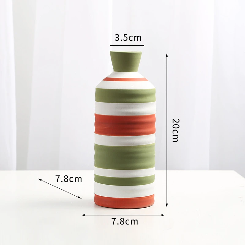 Hand-Painted ceramic vase
