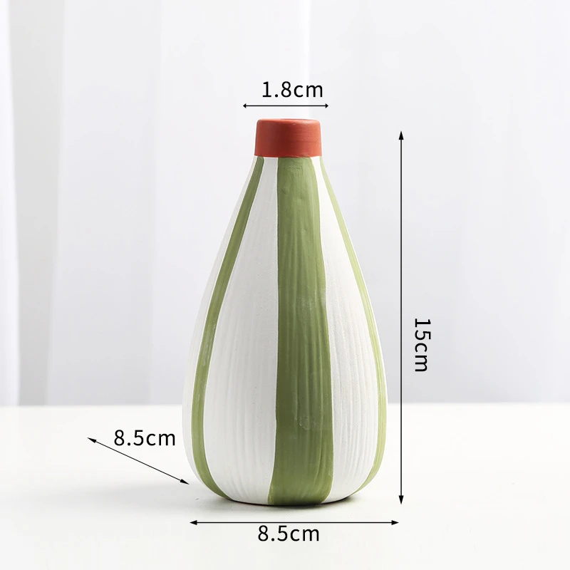 Hand-Painted ceramic vase