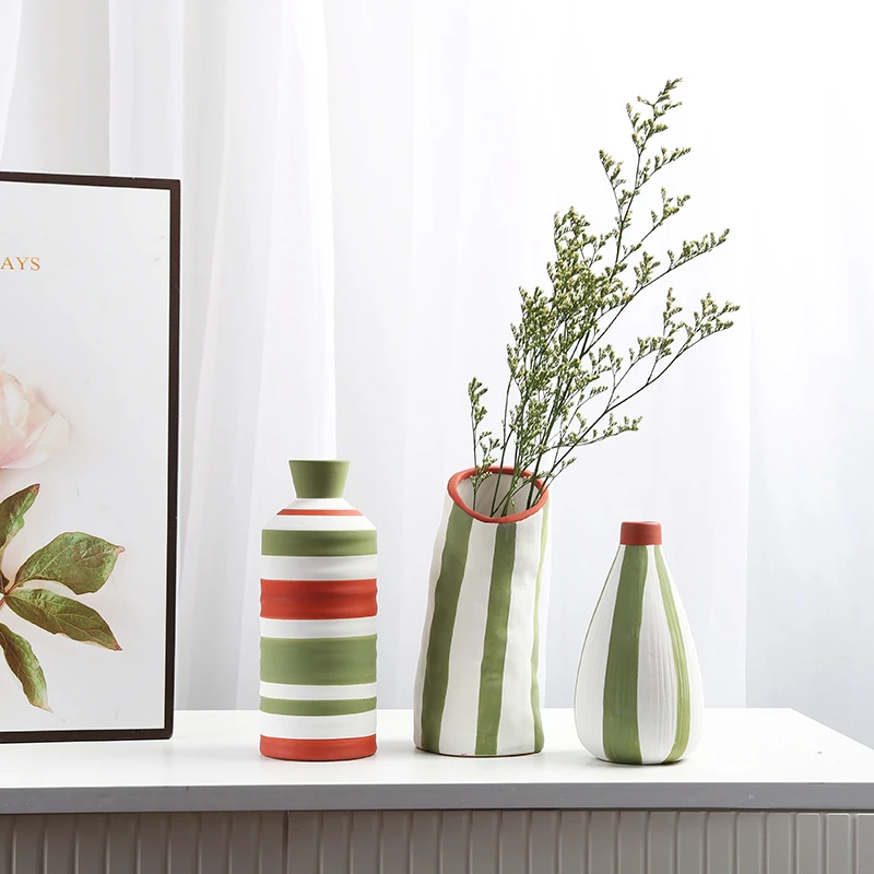 Hand-Painted ceramic vase