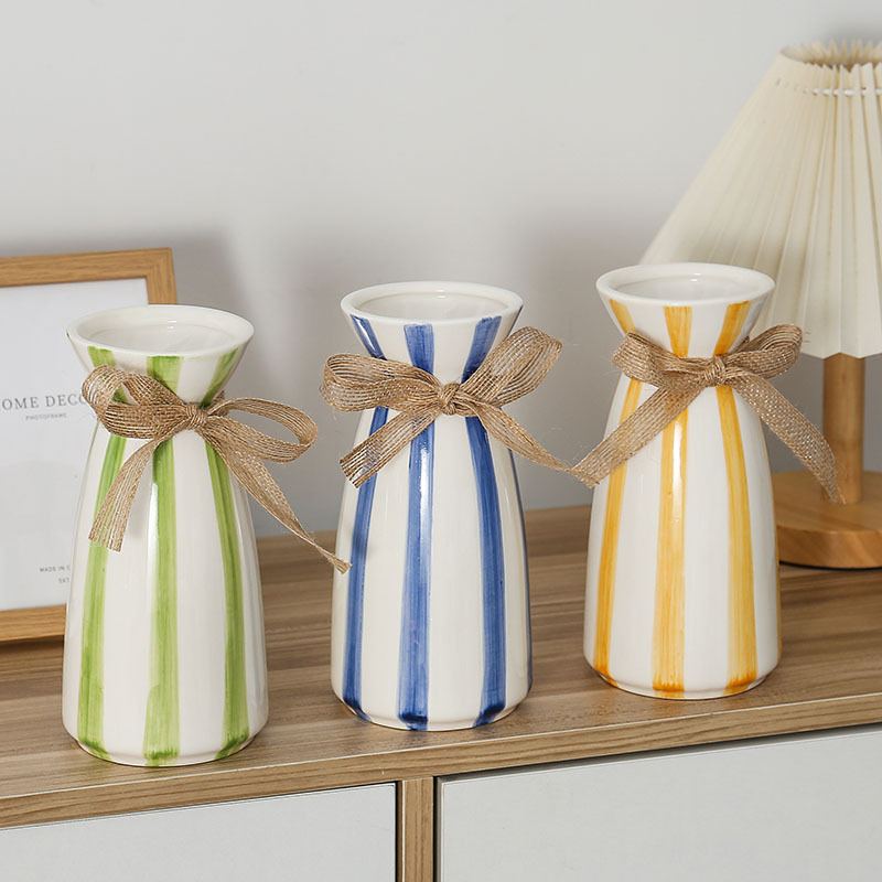 Hand-Painted ceramic vase