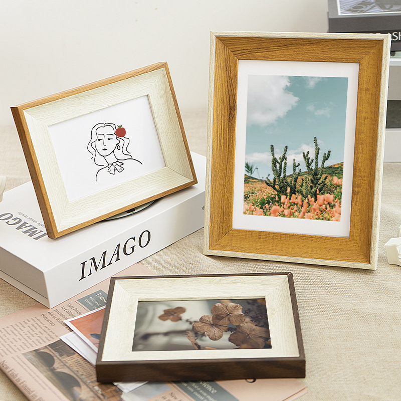Wooden photo frame