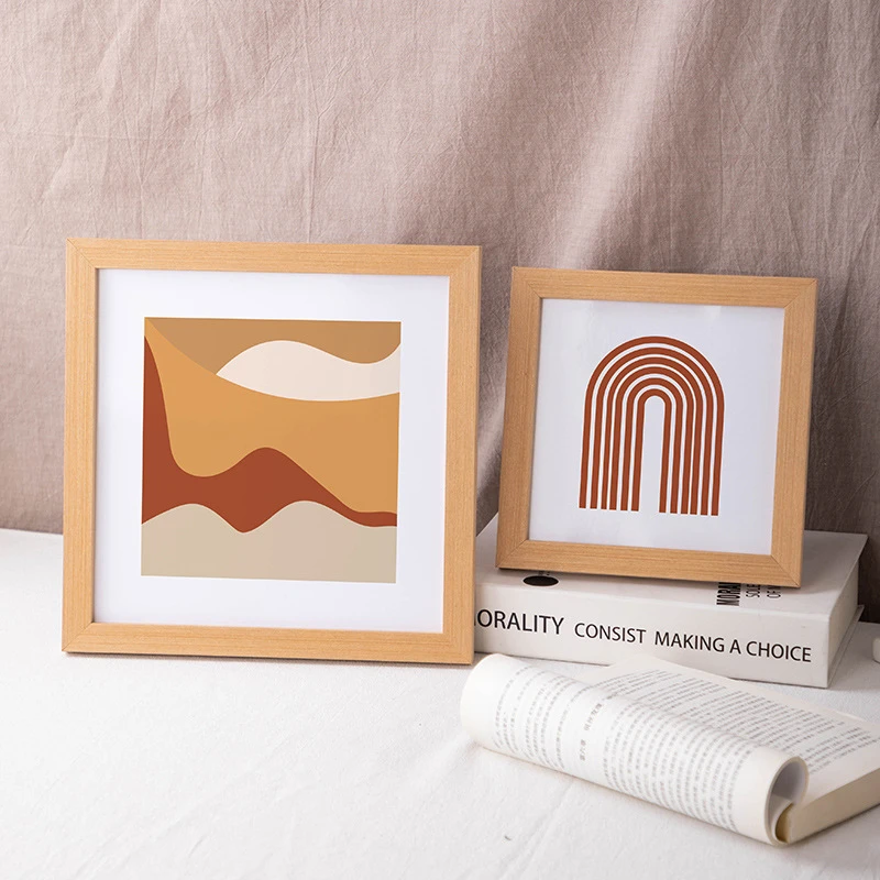 Wooden wall frame