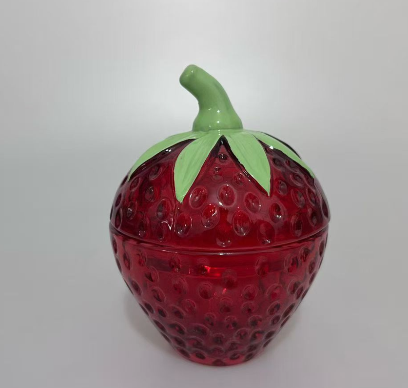 Glass scented candle holder