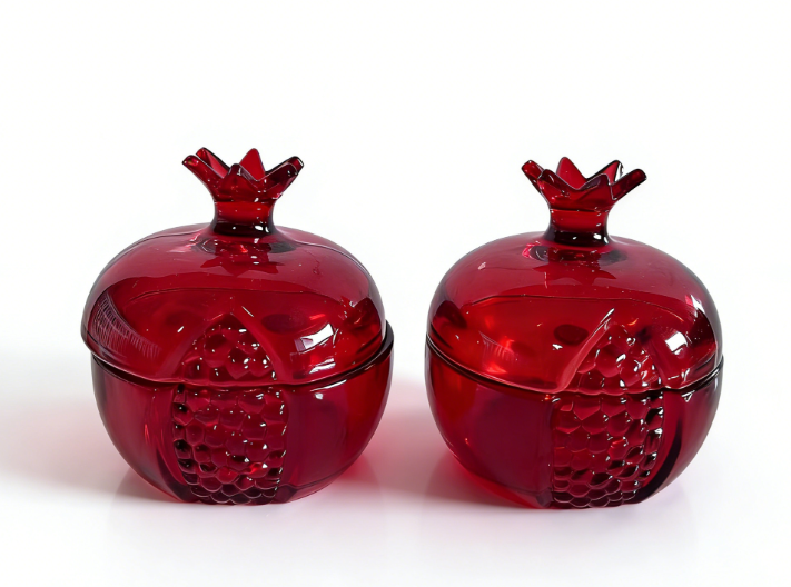 Glass scented candle holder