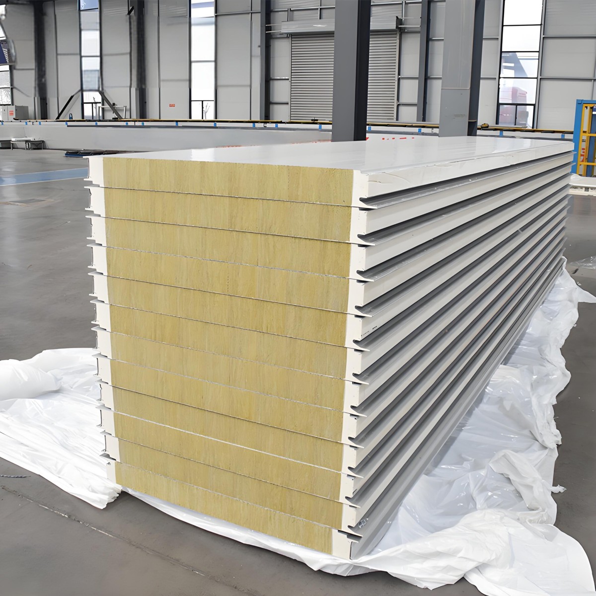 2-1-2，岩棉夹芯板