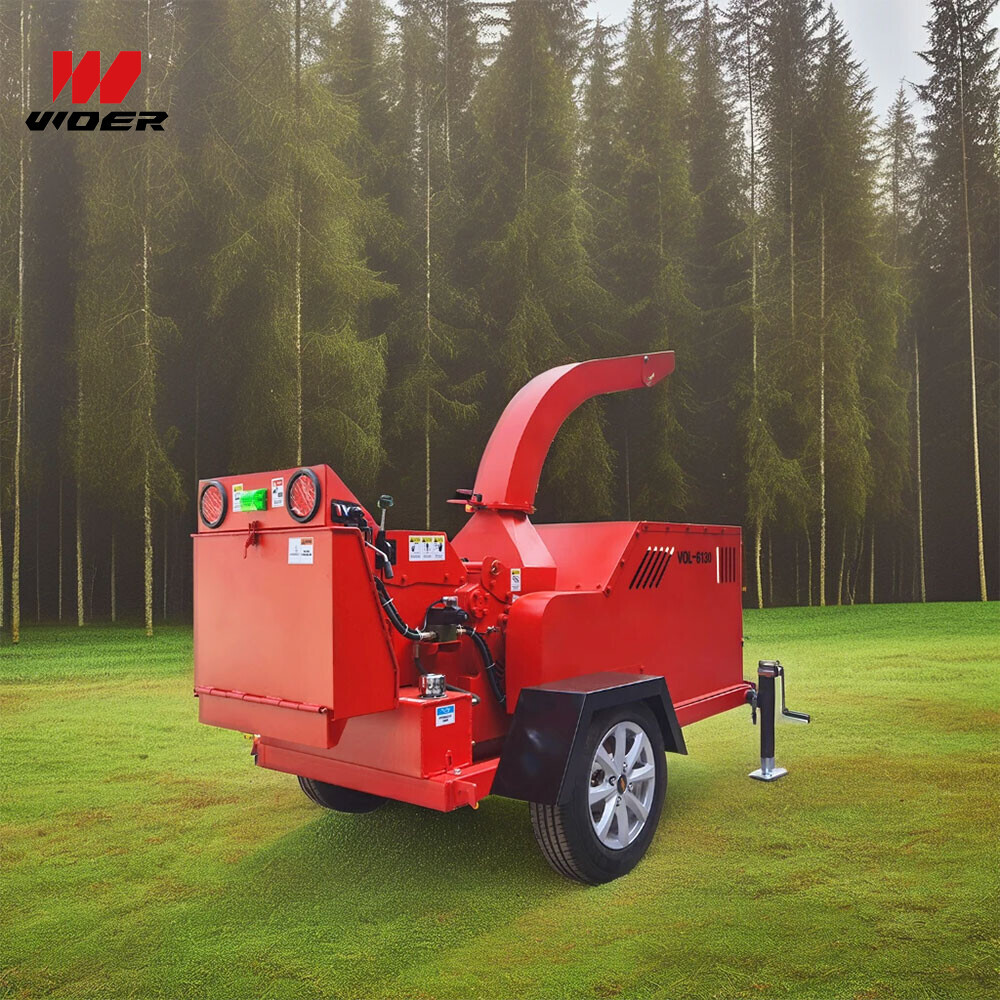 Heavy Duty Garden Branch Crusher Hydraulic Feed Large Wood Chipper