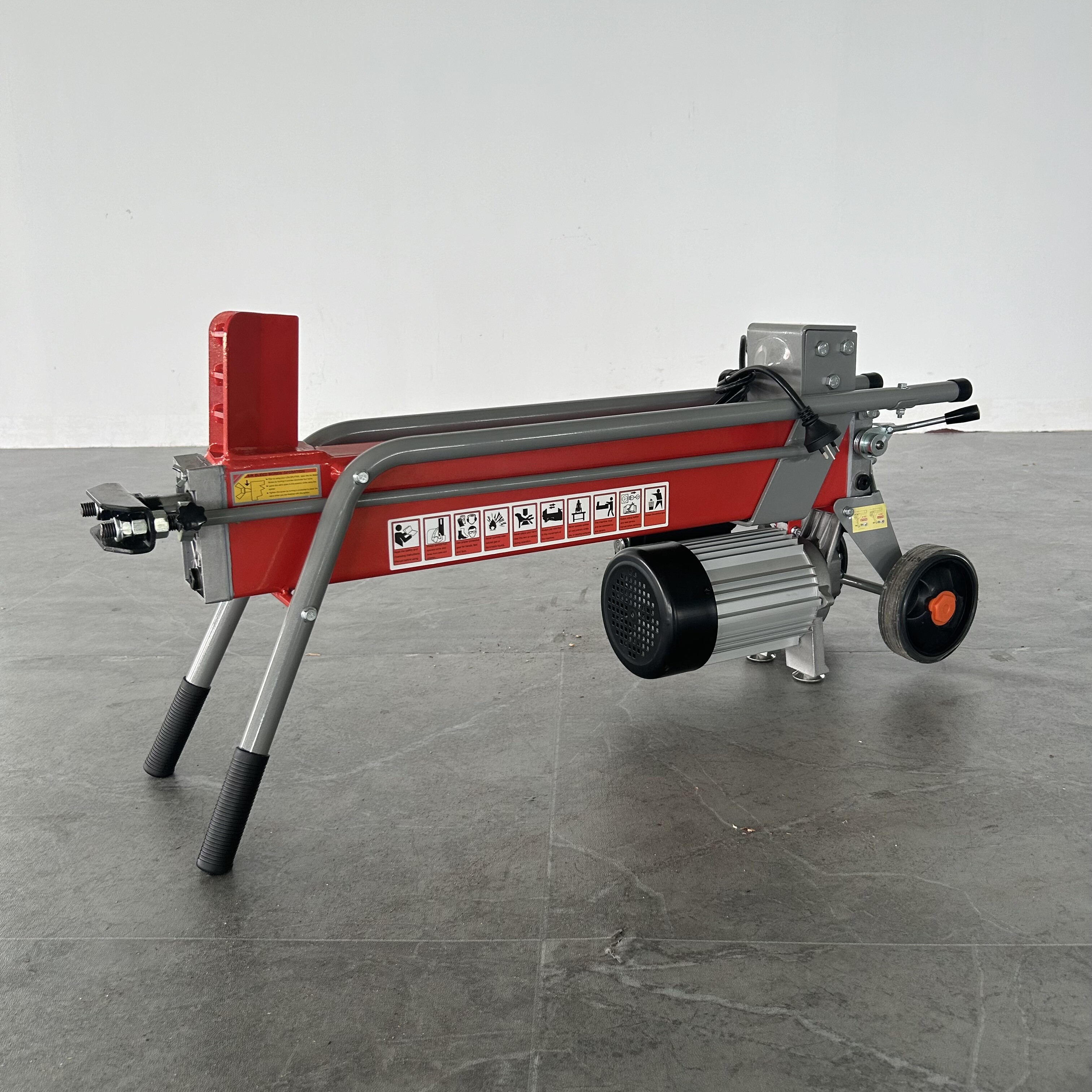 Kinetic Electric Firewood Wood Log Splitter with Forestry Machinery