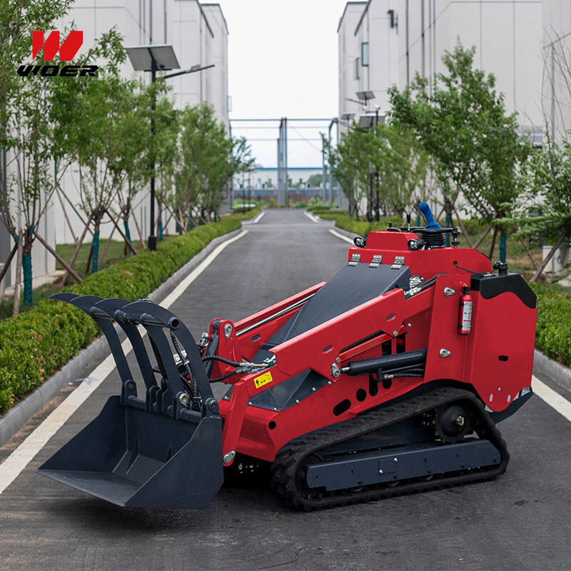 Diesel Track Earth-Moving Machinery Mini Skid Steer Loader