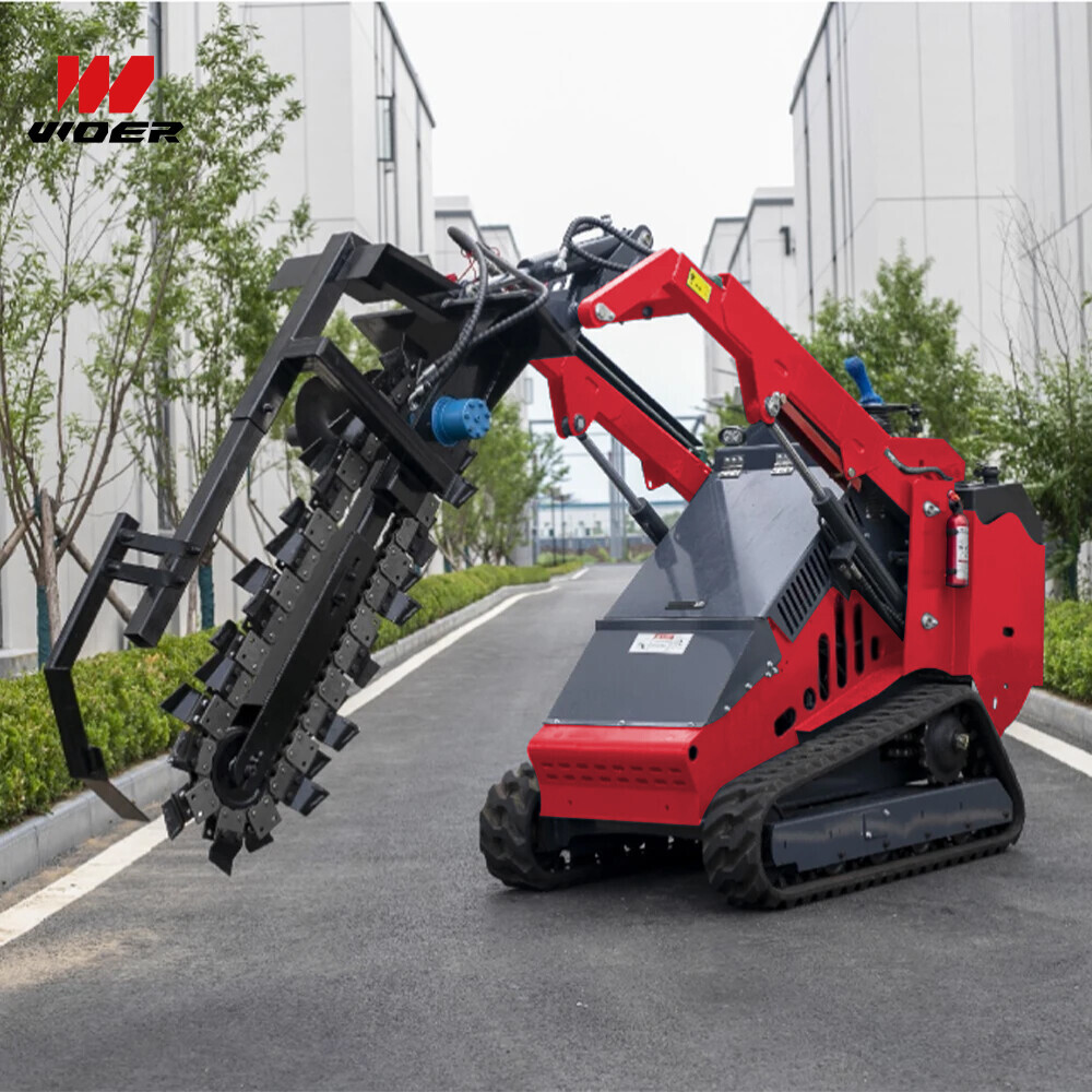 Compact Walk Behind Crawler Tracked Skid Steer Loader Made In China
