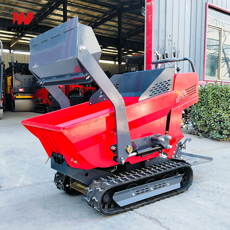 Garden Rubber Track All Terrain Hydraulic Mini Tracked Dumper