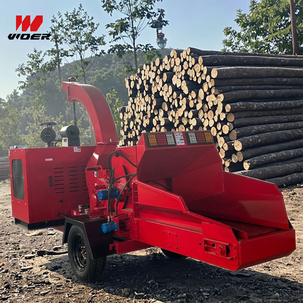 Large Industrial Wood Crusher Chipper Machine Forest Machinery