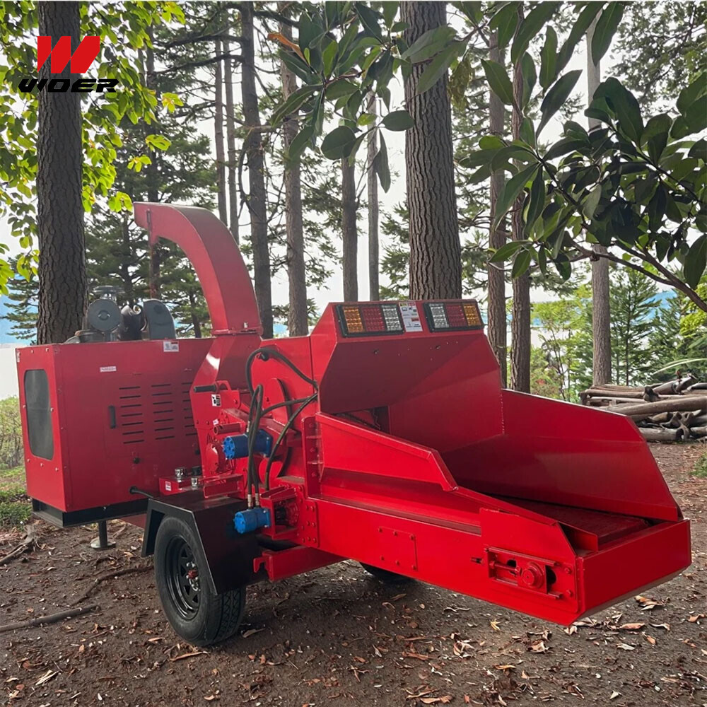 Large Industrial Wood Crusher Chipper Machine Forest Machinery