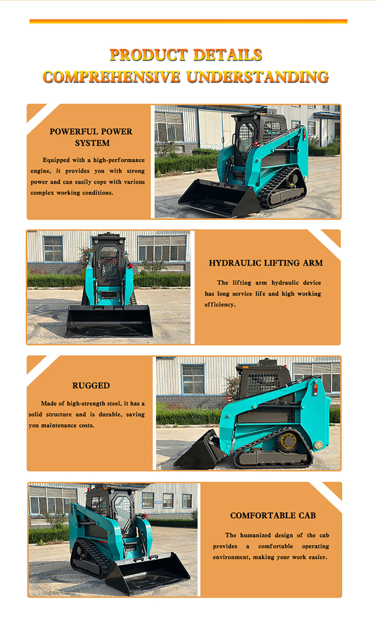 crawler skid steer loader