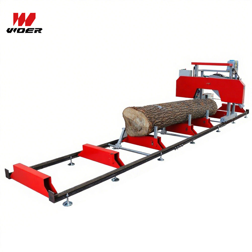 Industrial Electric Diesel Wood Cutting Bandsaw Horizontal Sawmill