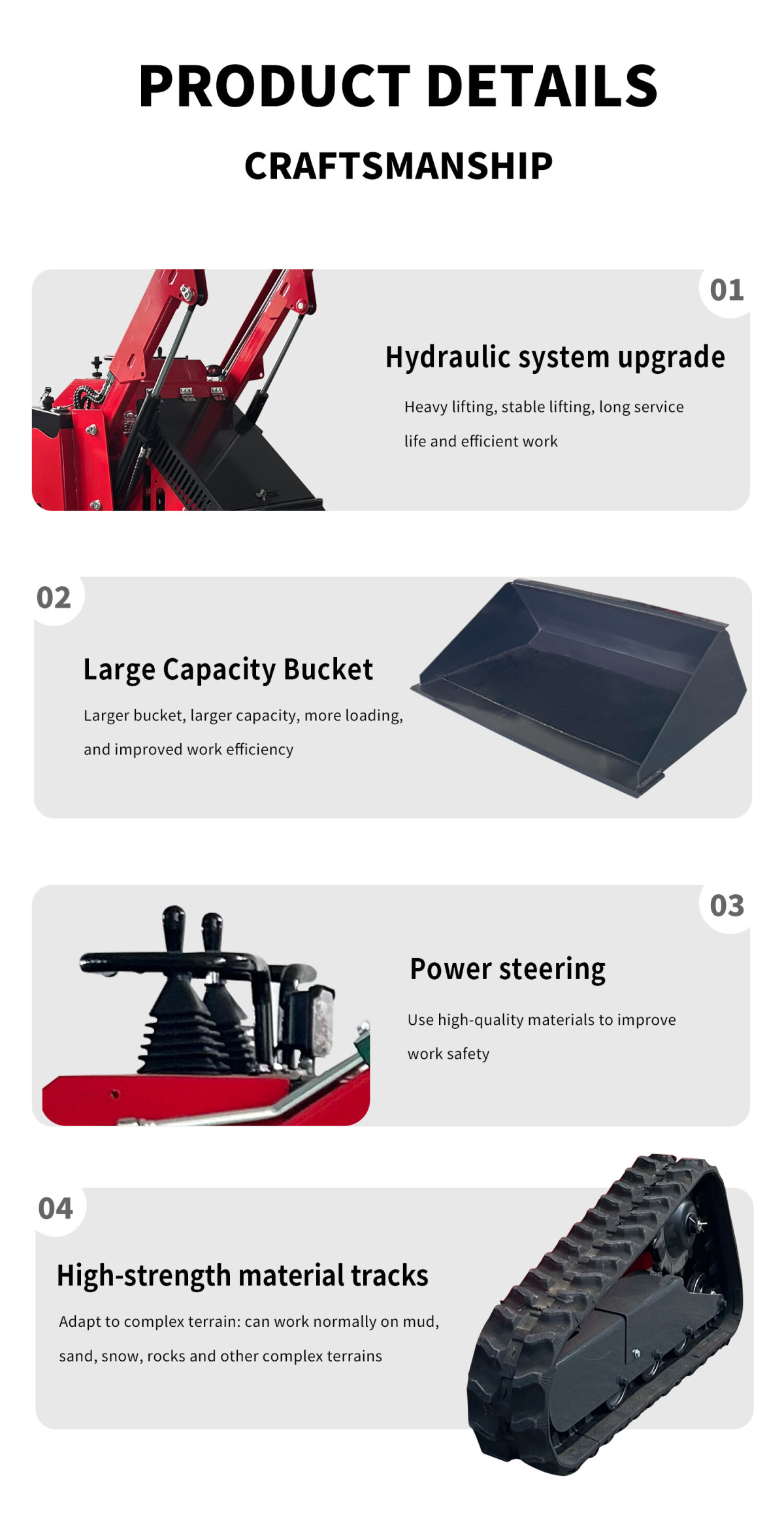 mini skid steer loader price