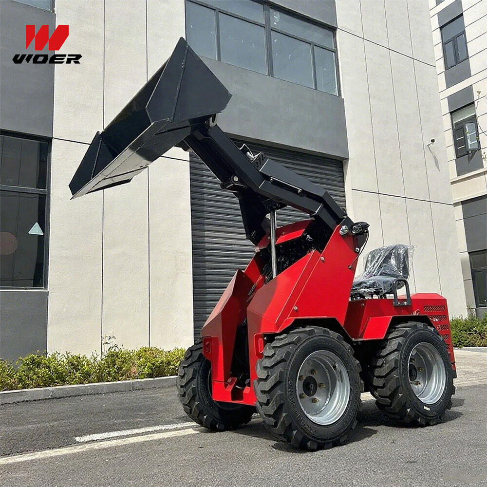 China Hydraulic Walk Behind Crawler Mini Skid Steer Loader Ce Track