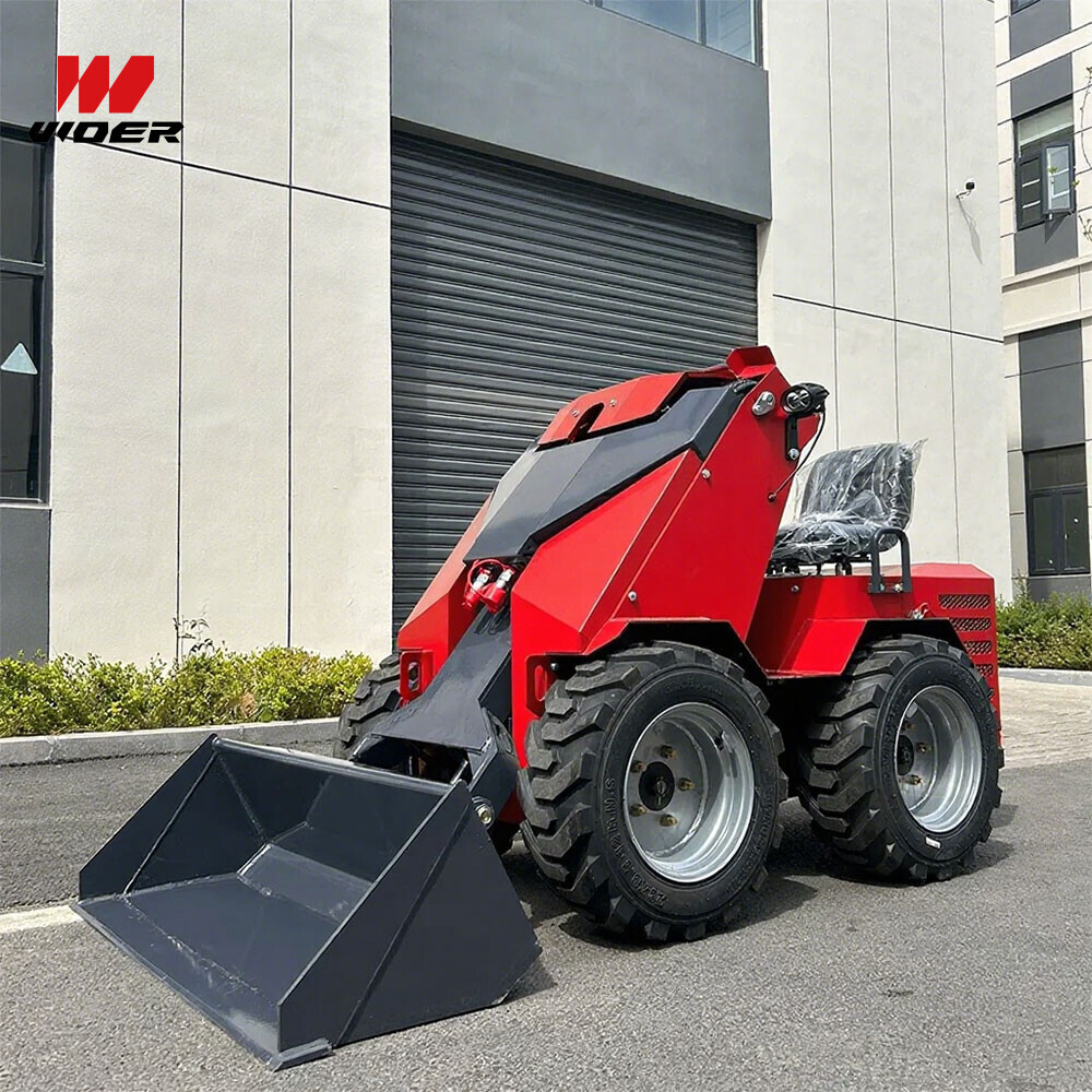China Hydraulic Walk Behind Crawler Mini Skid Steer Loader Ce Track