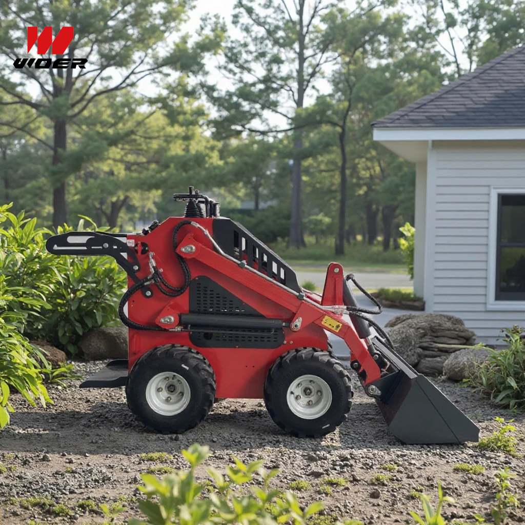 Free Shipping Sale Mini Small Wheel Front End Skid Steer Loader