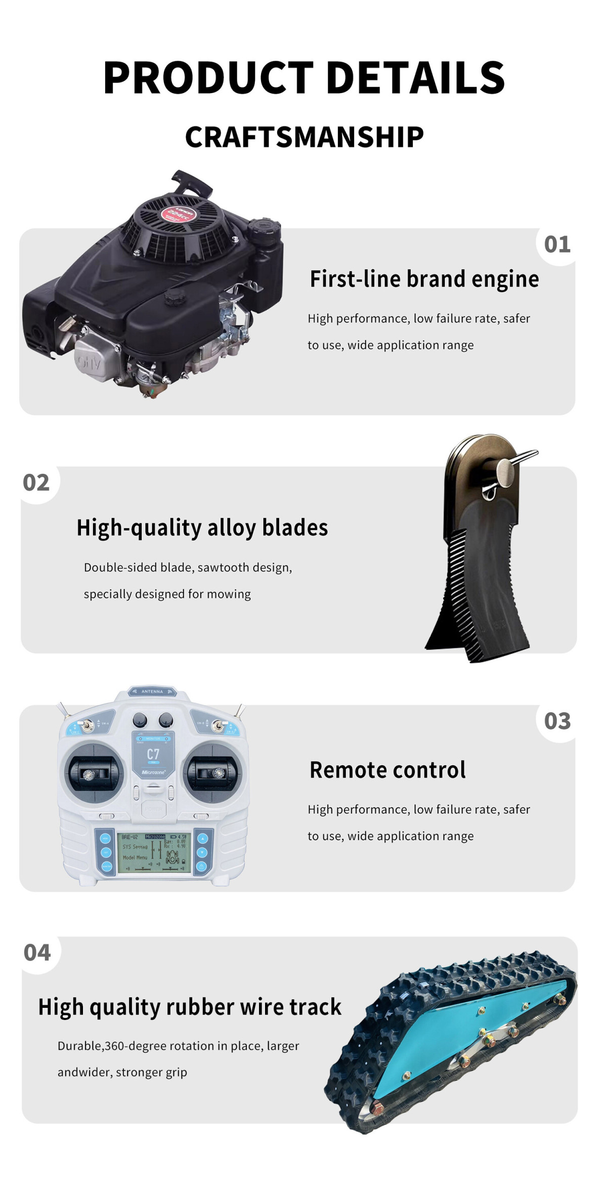 automatic lawn robot mower