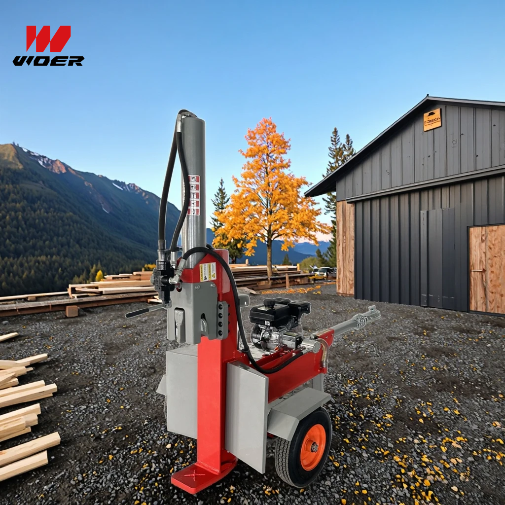 China Factory Supply Vertical Gas Powered Wood Splitter Portable Log Splitters