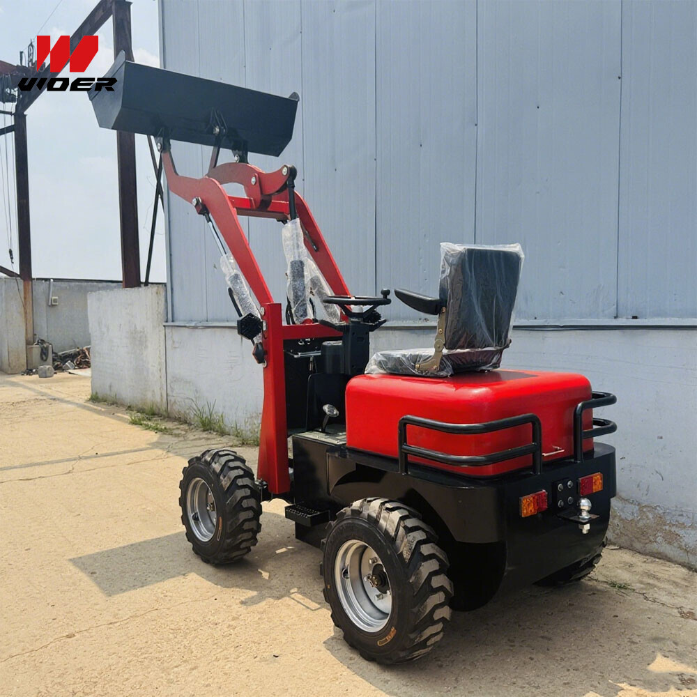 4wd Ce Electric Front Wheel Loader Mini