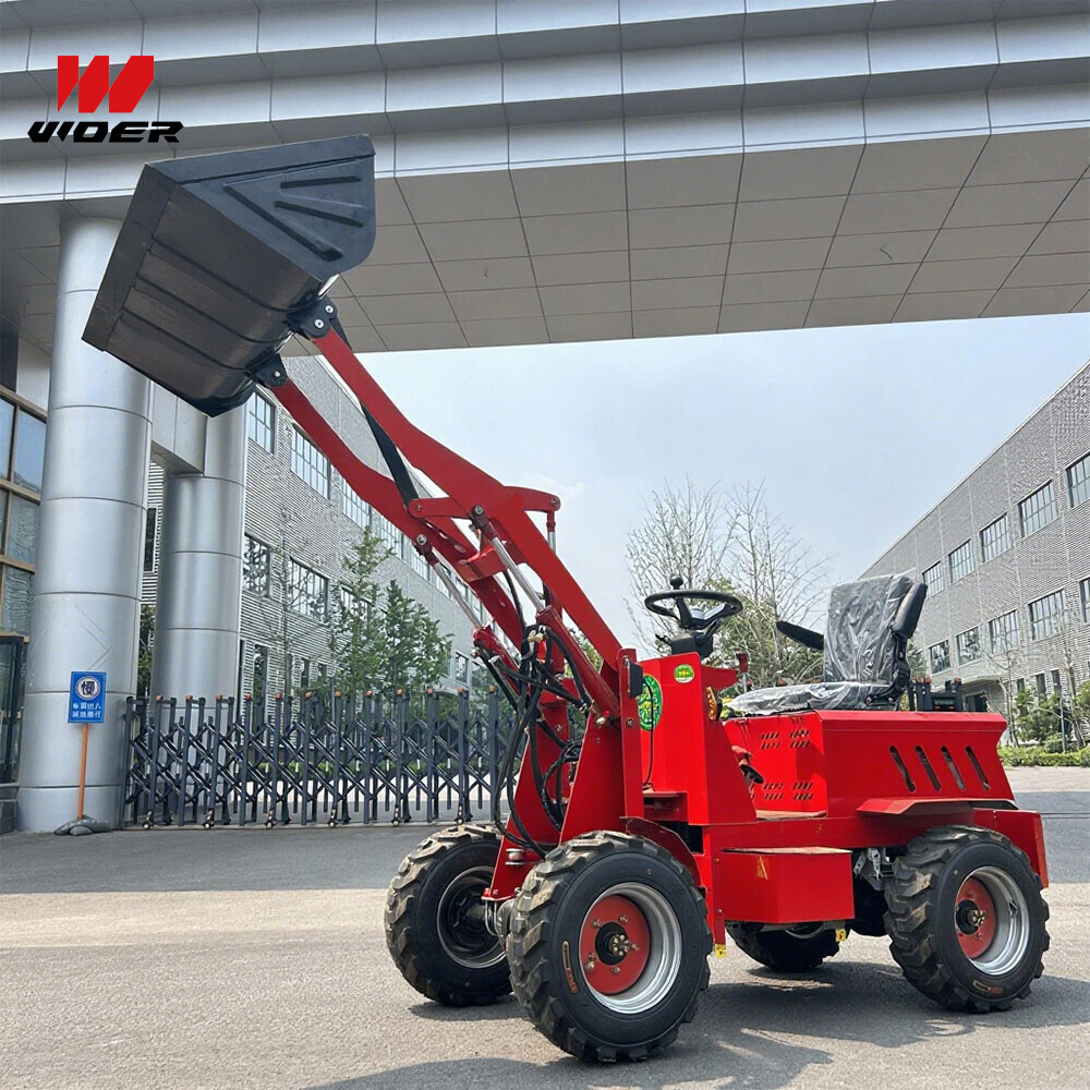 Chinese Small Wheeled Mini Electric Compact Loader Bucket Ride On