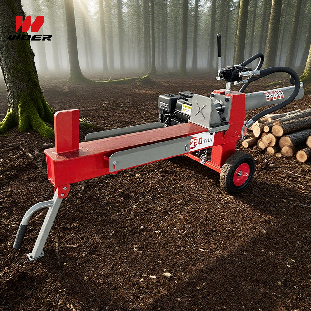 Electric Log Splitter Saves Time and Effort for Firewood Processing