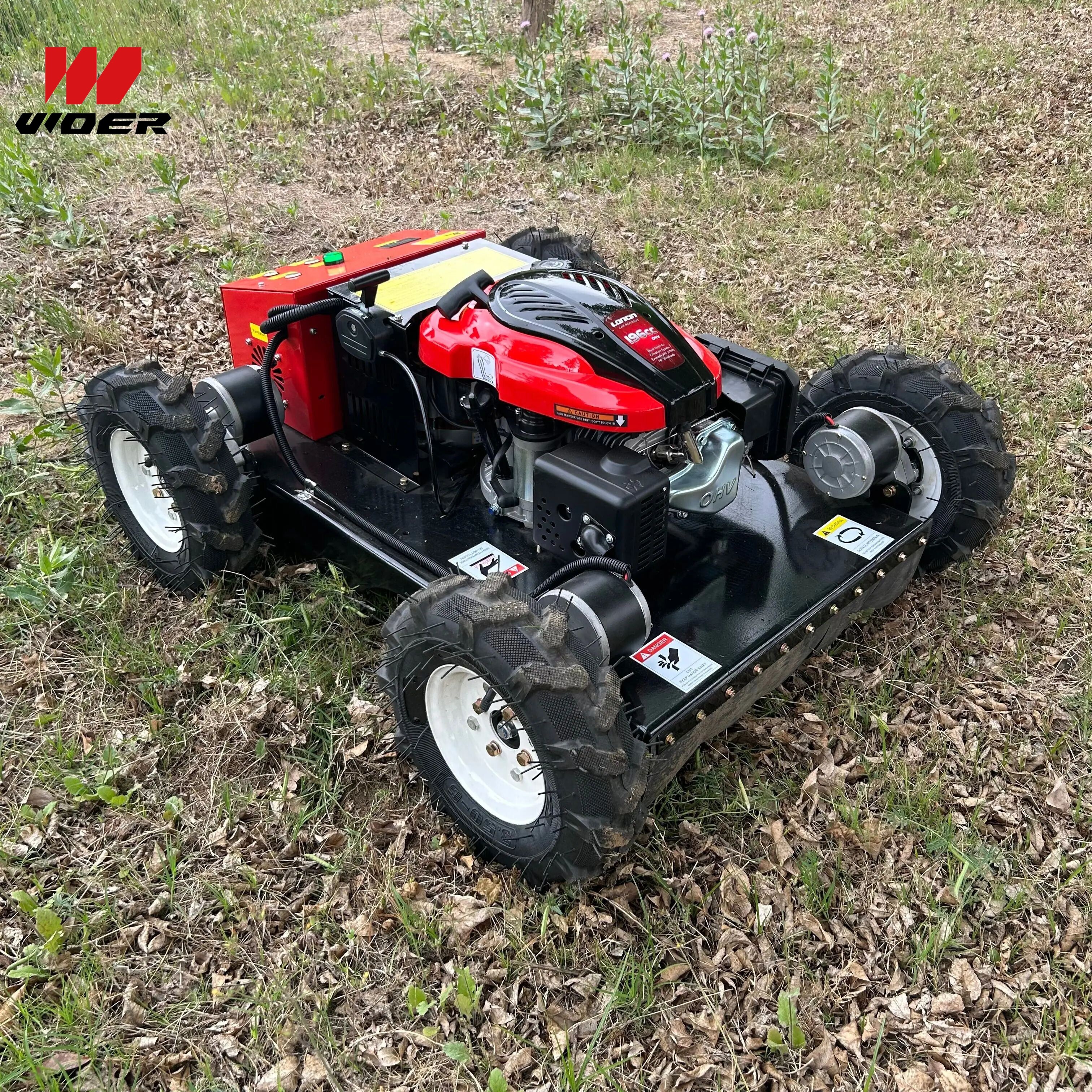 Forestry Remote Control Lawn Mower for Grass, Weeds, and Small Bushes Forestry Remote Control Lawn Mower for Grass, Weeds, and Small Bushes